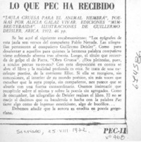 Jaula gruesa para el animal hembra". Jaula gruesa para el animal hembra".