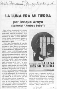 La luna era mi tierra La luna era mi tierra