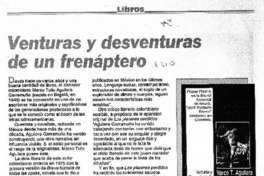 Venturas y desventuras de un frenáptero Venturas y desventuras de un frenáptero