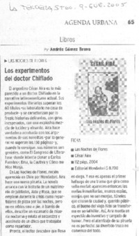 Los experiemtnso del doctor Chiflado Los experiemtnso del doctor Chiflado