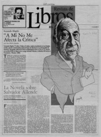 "A mí no me afecta la crítica" "A mí no me afecta la crítica"