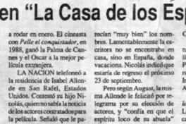 El 30 regresa Isabel Allende El 30 regresa Isabel Allende