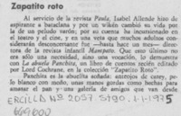 Zapatito roto. Zapatito roto.