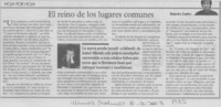 El reino de los lugares comunes El reino de los lugares comunes