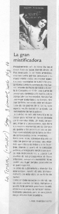 La gran mistificadora La gran mistificadora