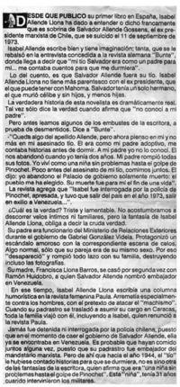 Nuevas mentiras de Isabel Allende Llona Nuevas mentiras de Isabel Allende Llona