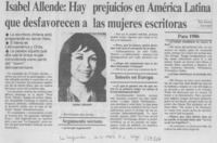 Hay prejuicios en América latina que desfavorecen a las mujeres escritoras Hay prejuicios en América latina que desfavorecen a las mujeres escritoras