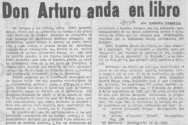 Don Arturo anda en libro Don Arturo anda en libro