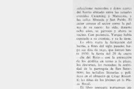 Crónicas del barrio Yungay Crónicas del barrio Yungay