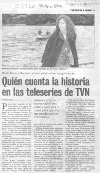 Quién cuenta la historia en las teleseries de TVN Quién cuenta la historia en las teleseries de TVN