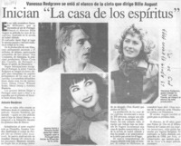 Inician "la casa de los espíritus". Inician "la casa de los espíritus".