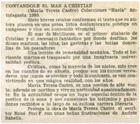 Contandole el mar a Cristian Contandole el mar a Cristian