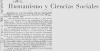 Humanismo y ciencias sociales. Humanismo y ciencias sociales.