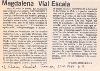Magdalena Vial Escala Magdalena Vial Escala