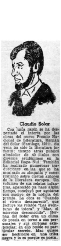 Interés mundial por novela de un chileno. Interés mundial por novela de un chileno.