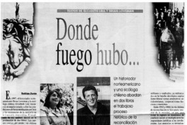 Donde fuego hubo-- Donde fuego hubo--