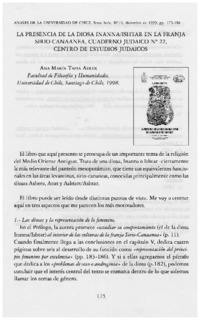 La presencia de la diosa InannaIshater en la franja sirio-canaanea : cuaderno judaico no 22, centro de estudios judaicos La presencia de la diosa InannaIshater en la franja sirio-canaanea : cuaderno judaico no 22, centro de estudios judaicos
