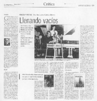 Llenando vacíos Llenando vacíos