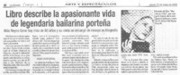Libro describe la apasionante vida de legendaria bailarina porteña Libro describe la apasionante vida de legendaria bailarina porteña