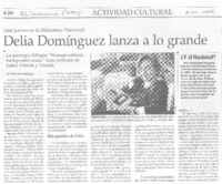 Delia domínguez lanza a lo grande Delia domínguez lanza a lo grande