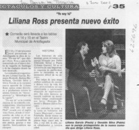 Liliana Ross presenta nuevo éxito Liliana Ross presenta nuevo éxito