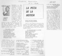 La pista de la noticia La pista de la noticia