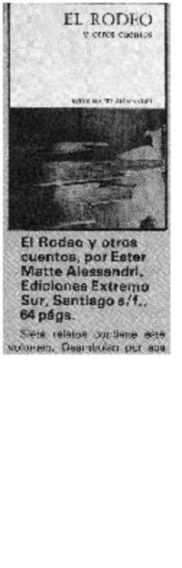 El Rodeo y otros cuentos. El Rodeo y otros cuentos.