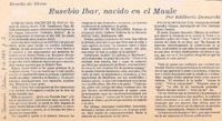 Eusebio Ibar, nacido en el Maule Eusebio Ibar, nacido en el Maule