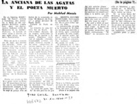 La anciana de las ágatas y el poeta muerto La anciana de las ágatas y el poeta muerto
