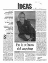 En la cultura del zapping En la cultura del zapping