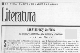 Las víboras y la crisis Las víboras y la crisis