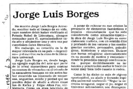 Jorge Luis Borges Jorge Luis Borges