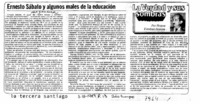 Ernesto Sábato y algunos males de la educación Ernesto Sábato y algunos males de la educación