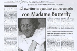 El escritor argentino emparentado con Madame Butterfly El escritor argentino emparentado con Madame Butterfly