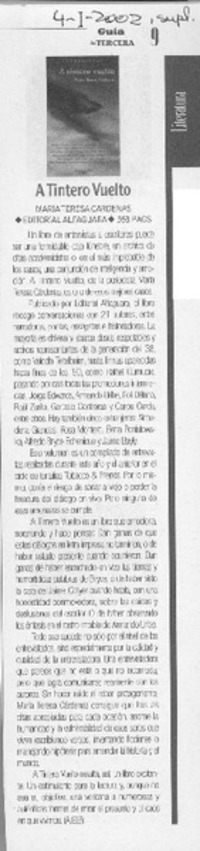 A tintero vuelto A tintero vuelto
