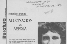 Alucinación vs asfixia. Alucinación vs asfixia.