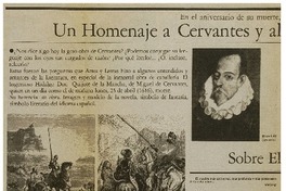 Un homenaje a Cervantes y al Caballero de la Triste Figura Un homenaje a Cervantes y al Caballero de la Triste Figura