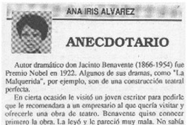 Anecdotario Anecdotario