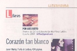 Corazón tan blanco Corazón tan blanco
