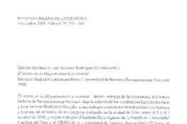 El teatro en Hispanoamérica colonial El teatro en Hispanoamérica colonial