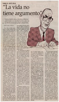"La vida no tiene argumento" "La vida no tiene argumento"
