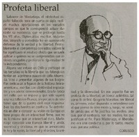 Profeta liberal Profeta liberal