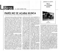 París no se acaba nunca París no se acaba nunca