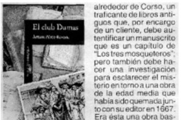 El Club Dumas. El Club Dumas.