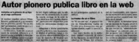Autor pionero publica libro en la web. Autor pionero publica libro en la web.