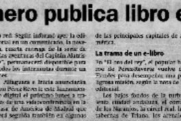 Autor pionero publica libro en la web. Autor pionero publica libro en la web.
