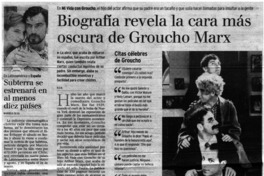 Biografía revela la cara más oscura de Groucho Marx Biografía revela la cara más oscura de Groucho Marx