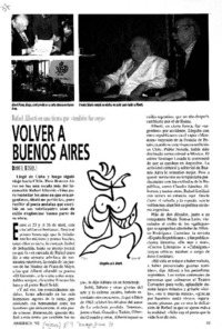 Volver a Buenos Aires Volver a Buenos Aires