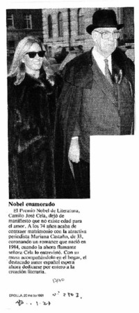 Nobel enamorado. Nobel enamorado.