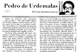Pedro de Urdemalas Pedro de Urdemalas